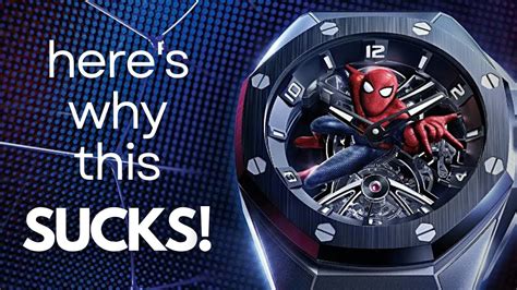 patek philippe spider man price|spider man watch 2021.